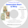 Holy Card CD - Immaculate Heart of Mary images (image for) Holy Card CD - Immaculate Heart of Mary images